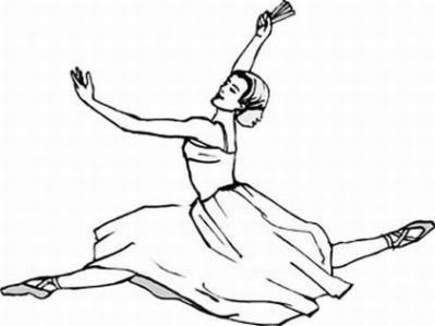 Ballerina Coloring Pages on Ballet Coloring Pages 9 Lrg Jpg